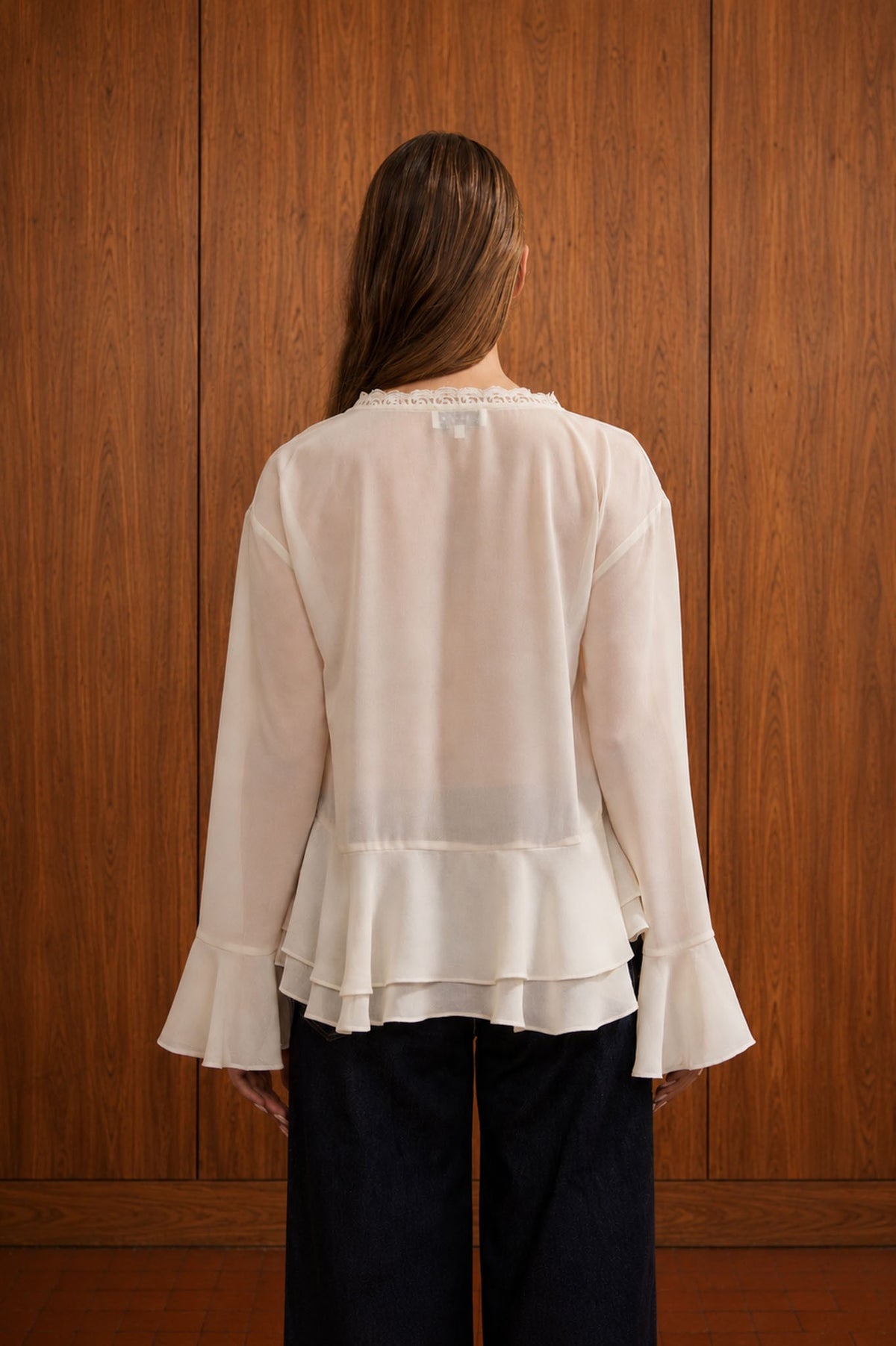 The Ivory Grace Blouse