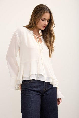 The Ivory Grace Blouse
